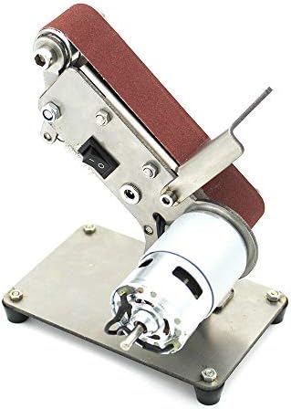Powerful Belt Sander - DIY Woodworking Tool with Vertical 775 Motor for Precise Sanding, Grinding & Polishing (Adjustable Speed, Angle)