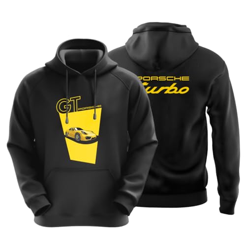 Image of DUDEME 50+Motor HOMotorsport Hoodie for Car Enthusiast for Men & Women Black Hoodie 100% Cotton Car Printed Hoodies.