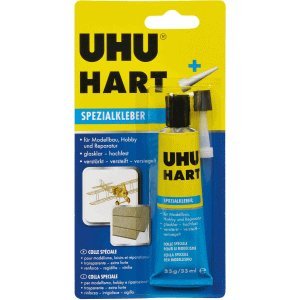 6 x Uhu Kunststoffkleber / Modellbaukleber Hart Tube 35g