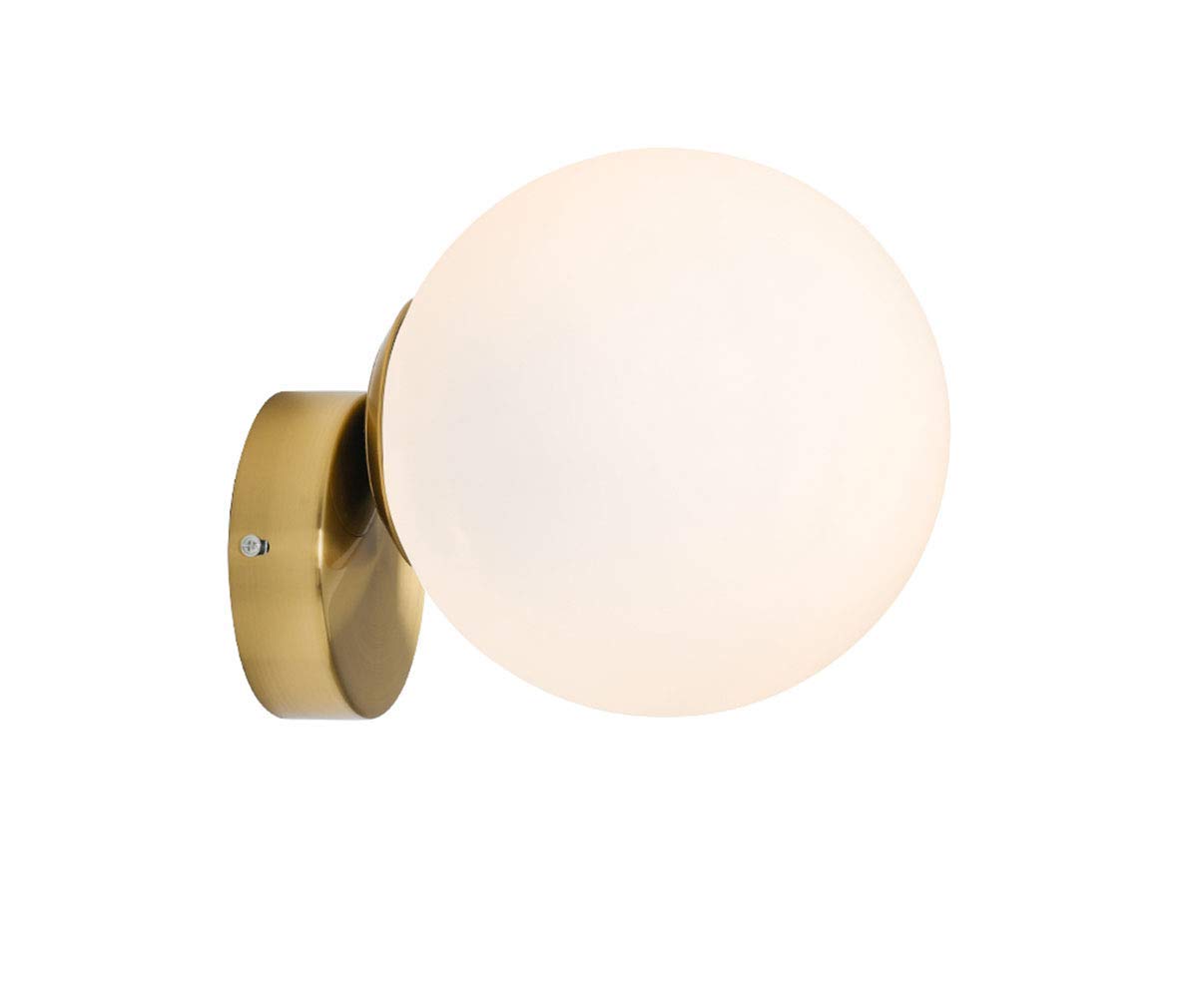 HXYSXHJUO Modern Wall Lamp, Globe Mounted Bedside Lamp Bathroom Vanity Light Fixture