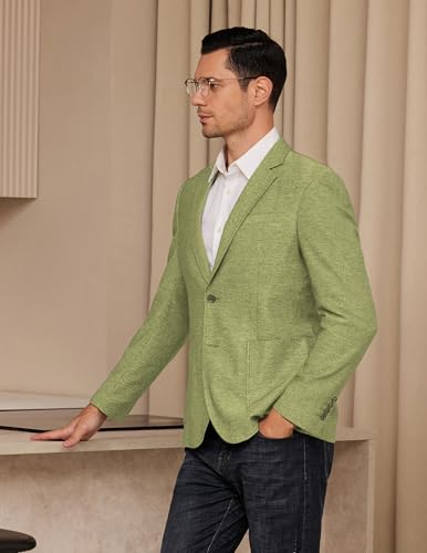 PJ PAUL JONES Mens Blazers Sport Coats Casual Lightweight Two Button Business Suit Jackets3