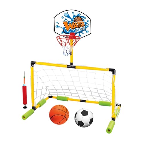 Panier de basket de piscine gonflable pour s'amuser dans le jardin et au lac