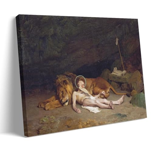 Impression sur toile Saint Jérôme par Jean-Léon Gerome - Décoration salon 60x90cm