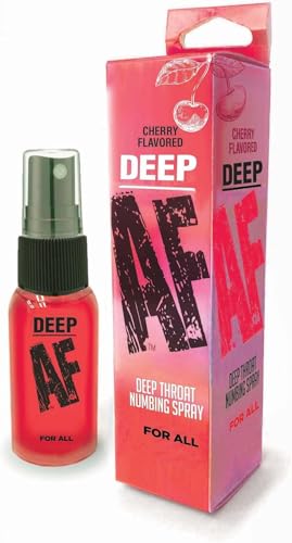 Deep Af Deep Throat Numbing Spray - Cherry - 1 Fl. Oz.