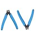 Pince coupante diagonale Pince coupante Cisaille pour câble électrique, Precision Electrical Wire Cable Cutter Mini Pince coupante Diagonal Side Cutter Flush Cutter, Lot de 2