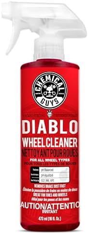 Chemical Guys Sprayable Diablo Wheel Cleaner (Safe on All Wheel & Rim Finishes), Great for Cars, Trucks, SUVs, Motorcycles, RVs & More, 473 ml
