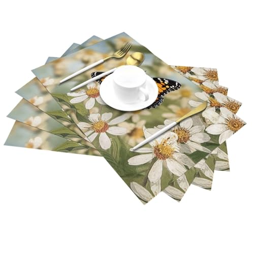 Sets de table lavables et antidérapants contre les taches de repas - 5