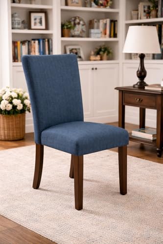 Image of HomePop Parsons Dining Chair - Dark Blue (Single Pack)