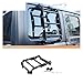 Iron Exterior Rear Window Extension Ladder Bracket Compatible For Jeep Wrangler JL 2018 Up Car Accessories