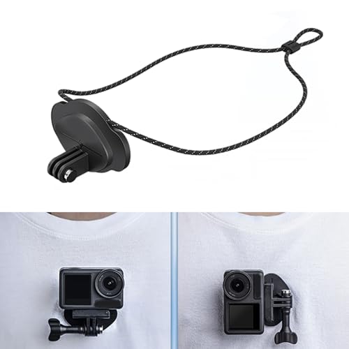 Soporte de Cuello para Cámaras de Acción Magnético y Correa Ajustable Vlog Mount 2