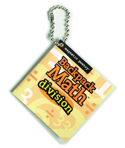Magnetic Poetry Backpack Math, Division