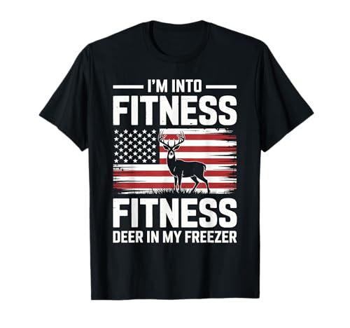 I'm Into Fitness Fitness Deer In My Freezer ��� �� �n���^�[ �p�g���I�b�g T�V���c