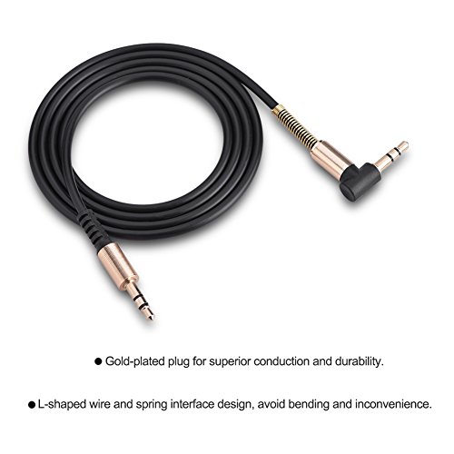 Cable auxiliar de audio 3.5mm macho a macho 3ft Zerone miniatura 5