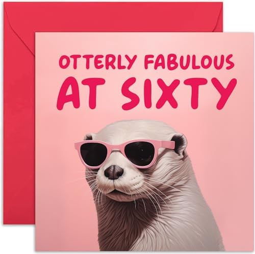 Old English Co. Funny 60th Birthday Card for Her - Female Friend ...