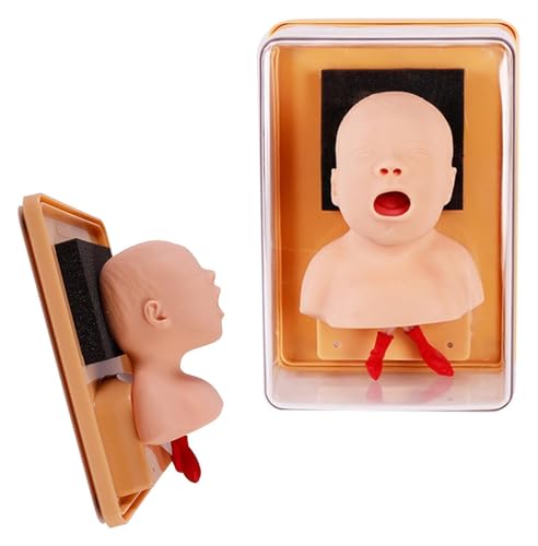 AMITD Maniquí neonatal de intubación, 1:1 oral/nasal Airway, práctica de enfermeras