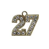 Endea Graduation Tassel Gold Bling Charm Date Drop Year (Gold, 2027)