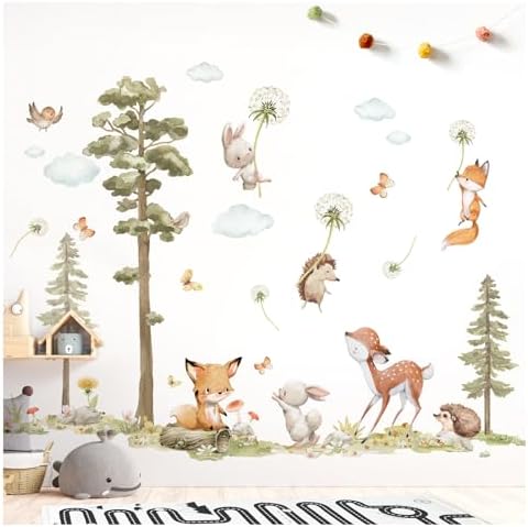 Stickers Muraux Grand Arbre Fleur De Cerisier Autocollants Muraux Mural