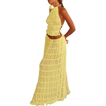 Sastianaen Women Sexy Mini Skirt Set Y2k Strapless Tube Top Bodycon Skirt 2 Piece Outfits Dress Solid Party Club Streetwear