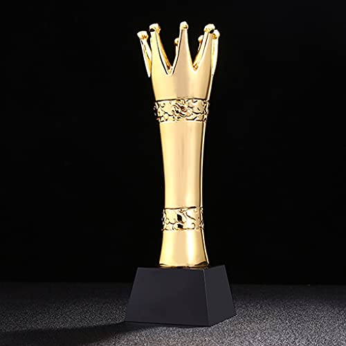 Trophy Cup Big Trophy Cup Custom Met Hars Vergulde Trofee Voor Sportspellen, Geschenkdoos Voor Trofeegeschenken, Gratis Belettering (Color : Gold, Size : 26 * 8cm/10.2 * 3.1 inches) - Image 3