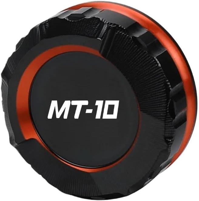 Motorcycle Oil Filler Caps, MT10 Motorcycle Accessory Rear Brake Fluid Reservoir Master Cylinder Cover CNC Oil Cap For MT10 MT-10 2018-2019-2020-2021