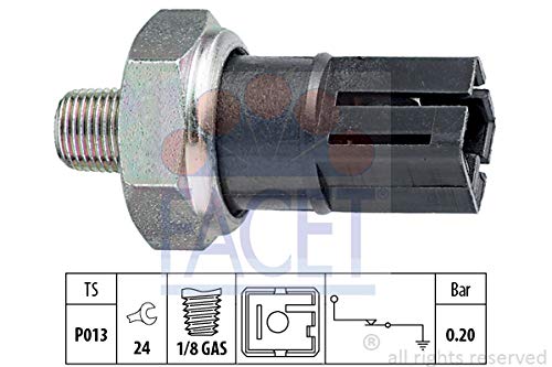 FACET Interruttore di pressione olio 7.0042 1/8 GAS Apertura chiave: 24 Compatibilità con FORD MAVERICK UDS, UNS, RENAULT MASTER II Furgonato FD MASTER II Pianale piatto/Telaio ED/HD/UD, NISSAN