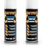 Sprühkleber extra stark 500 ml – für Schaumstoff, Filz, Leder, Holz, Gummi & Akustikpaneele...