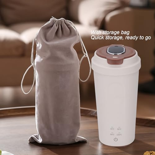 Tetera Eléctrica Portátil 500ml Acero Inoxidable 300W miniatura 4