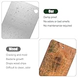 2 Pieces Titanium Chopping Board,304 Double Sided Stainless Steel Cutting Board 9.25 x 5.71 inches,Food-Grade Cutting Boards for Kitchen,Dishwasher Safe,Chopping Board for Meat,Vegetables and Fruit - Image 4