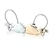 MILESI Sweet Kissing One Pair of Whale Couples Keychain Valentine's Love Gift