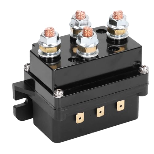 Yctze Wireless Winch Fernbedienung Kit DC500A 12V, Elektrische Winde Controller, Windenrelais und Kontakter für 8000lbs?12000lbs ATV UTV, 12V Handset Schalter Controller für ATV LKW