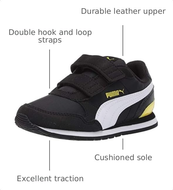 Image of Puma Unisex-Child St Runner Hook and Loop