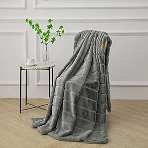 immtree Faux Fur Blankets Queen Size 60×80 inches, Super Soft Fluffy Rabbit Fur Throw Blanket, Comfy Sherpa Shaggy…