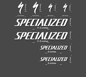 Specialized stickers decals replacement