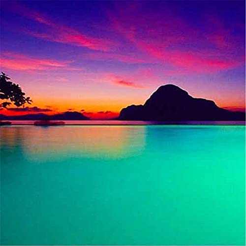 TTTTYYY Puzzle Erwachsene -Sonnenuntergang- Indoor-Puzzle Entspannung von Erwachsenen und Erziehung von Kindern oder als…