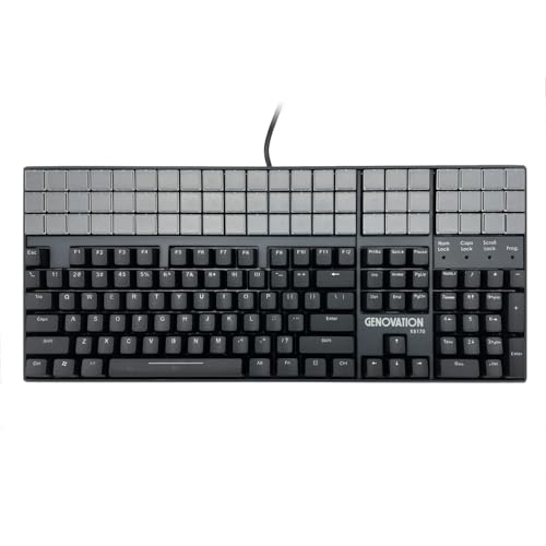 Genovation 66KEY USB Wired KEYB PROGRAMMABLE Keyboard Black