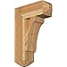 Ekena Millwork BKT06X18X26LEC04RWR Legacy Craftsman Bracket, 18"D x 26"H, Rough Sawn Western Red Cedar