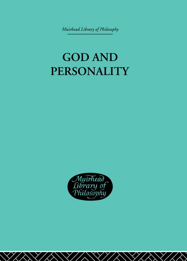 God and Personality      1st Edition, Kindle Edition