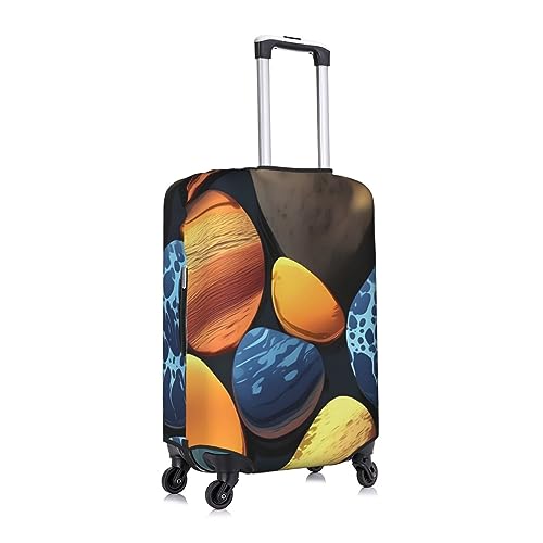 Yellow Pebbles Luggage Cover, #^Suitcase Protector, Trolley Case Cover For X-Large Luggage, Suitcase Protector.3