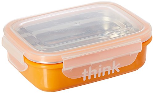 Thinkbaby BPA Free Bento Box - Orange Pack of 2
