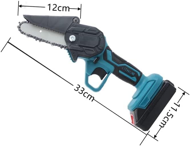 Image of 24V Cordless Chainsaw Procut One Hand Lightweight Portable Battery Operated 4inch Mini Chain Saw for Pruning Tree Branch Wood Cuttingn With 2 Pc Li-ion Chargable Batteries.