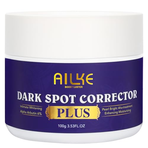 AILKE Dark Spot Corrector Plus Face Cream, Clean Skin With Collagen, Niacinamide, Double Glutathione, Whitening Cream for Face, Body, 100 ml