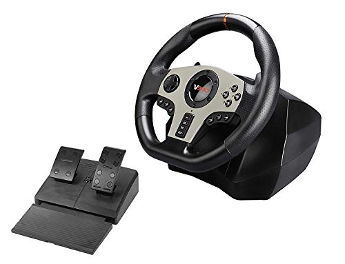 Subsonic V900 Steering Wheel With Pedals And Gearshift Paddles For Playstation 4 Ps4 Slim Pro Xbox One S Nintendo Switch Pc Ps3