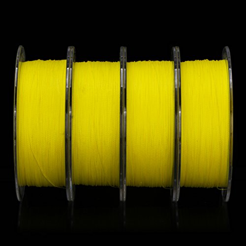 Goture 4 Strand Angelschnur Geflochtene Schnüre 10-80LB PE Dynamix Schnur geflochtene - Armee Grün, Blau, Schwarz-Grün… – Bild 5