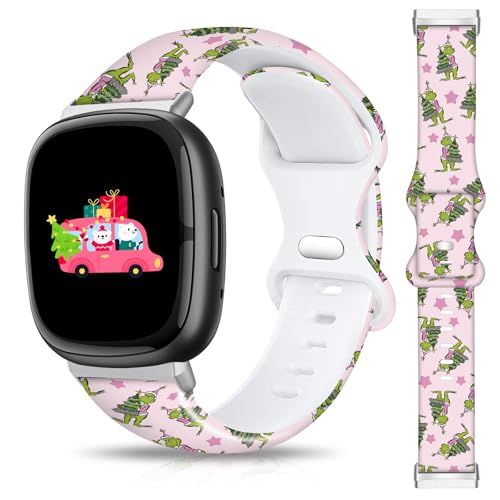 NX}X nEB Ӎ oh Fitbit Versa 3/Fitbit Versa 4/Fitbit Sense/ 2ɑΉ X}[gEHb`zf[ fB[X Y VRpXgbv Fitbit Versa 3/4 Fitbit