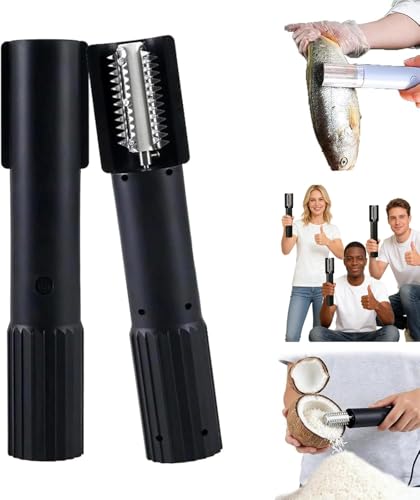 Râpe électrique à noix de coco, râpe à noix de coco portable, broyeur de noix de coco électrique, râpe de cuisine rotative anti-éclaboussures pour cuisine, magasin, restaurant, jus de fruits - Noir
