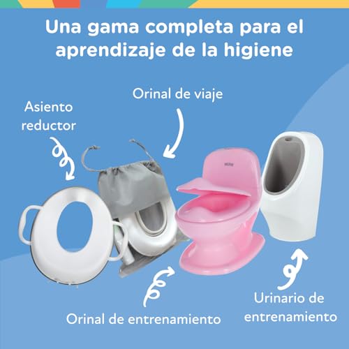 My Real Potty – Sanita portátil para crianças, antiderrapante – Ideal para treinar desfralde – Nuby