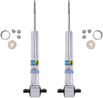 Bilstein Set of Front 5100 Shocks fit 2019-2025 Silverado/Sierra 1500 and w/o Trail Boss/AT4 Off Road Pkg | Provides 0-2.5" Front Lift | Includes TrendsAuto Decal