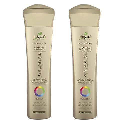 Naissant Set Purple Shampoo & Toning Mask | Elimina el cobrizo | Neutraliza los tonos amarillos y naranjas | Sin parabenos, amoníaco ni sulfato |