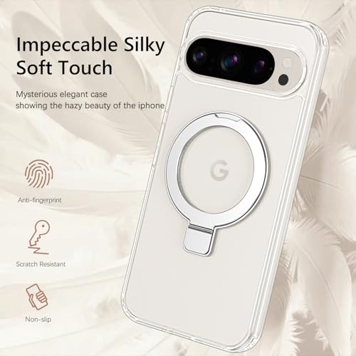 Coque transparente Google Pixel 9 Pro fine antichoc compatible MagSafe