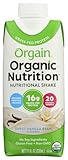 Orgain, Nutri Shake Sweet Vanilla Bean Organic, 11 Fl Oz